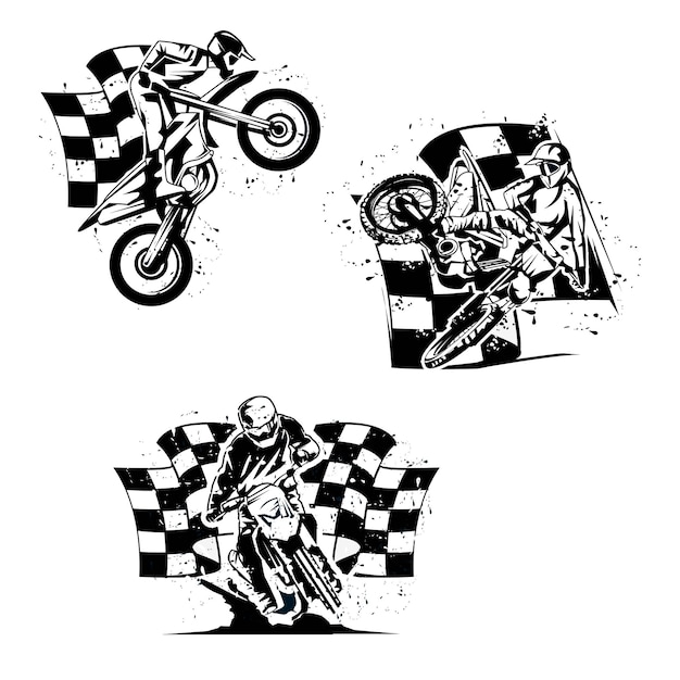 Vrije stijl van motorcross