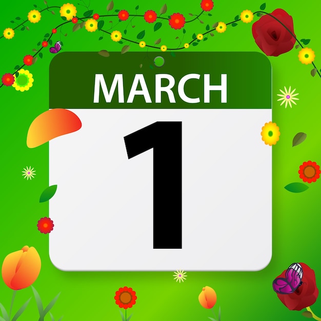 vrije vectordatums op een vlakke ontwerpvectorkalender