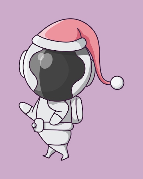 Vrolijk kerstfeest astronaut 3