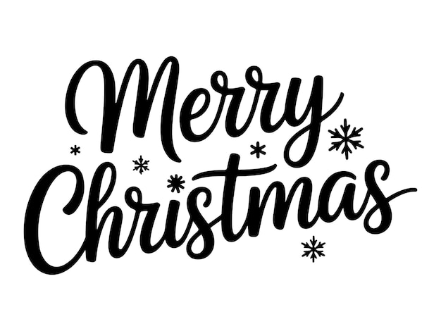 Vrolijk kerstfeest groet feestelijke seizoen viering typografie