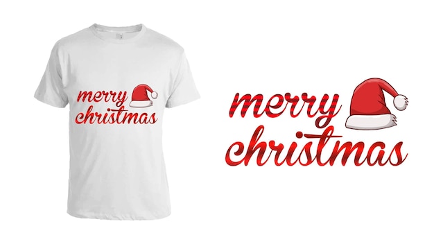 Vrolijk kerstfeest T-shirtontwerp