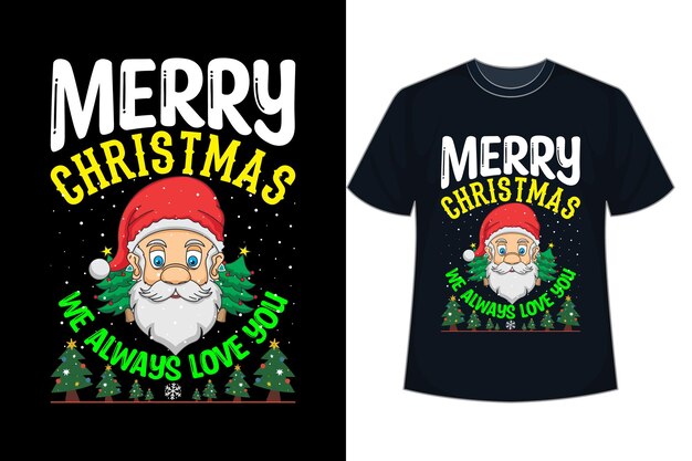 Vrolijk kerstfeest, Trendy's Merry Christmas Happy Holiday-seizoen, T-shirtontwerp