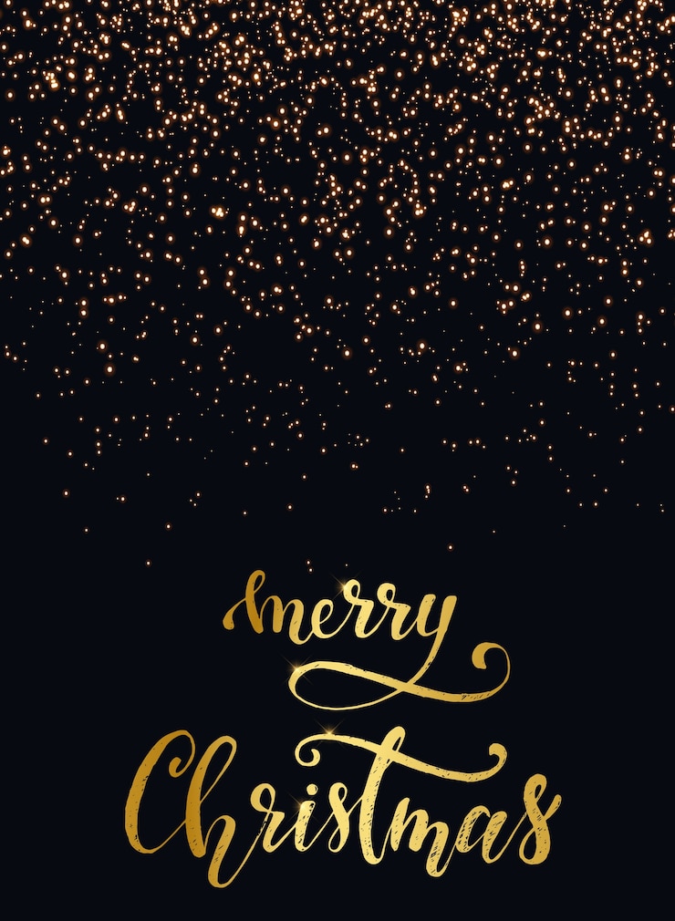 Vector vrolijk kerstfeest wenskaart ontwerp.