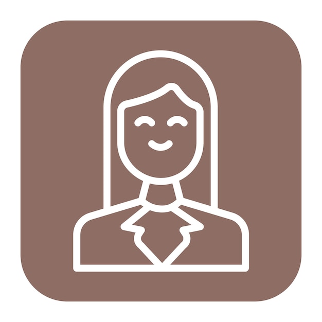 Vrouw assistent icoon vector afbeelding kan worden gebruikt voor misdaadonderzoek