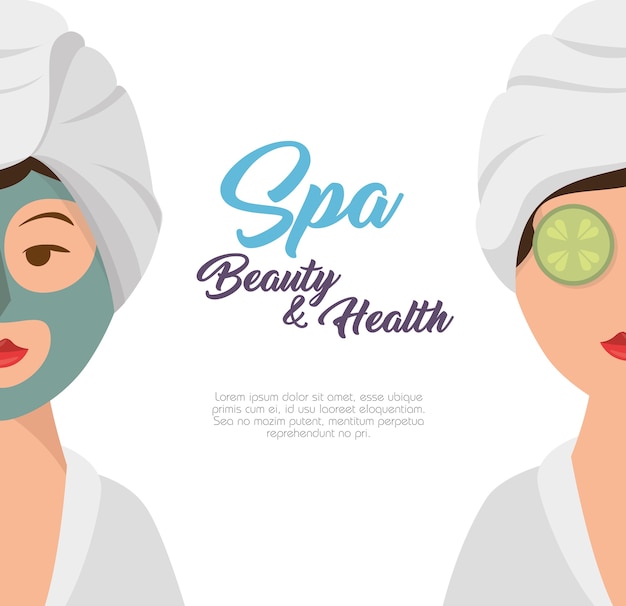 Vrouw avatar op spa