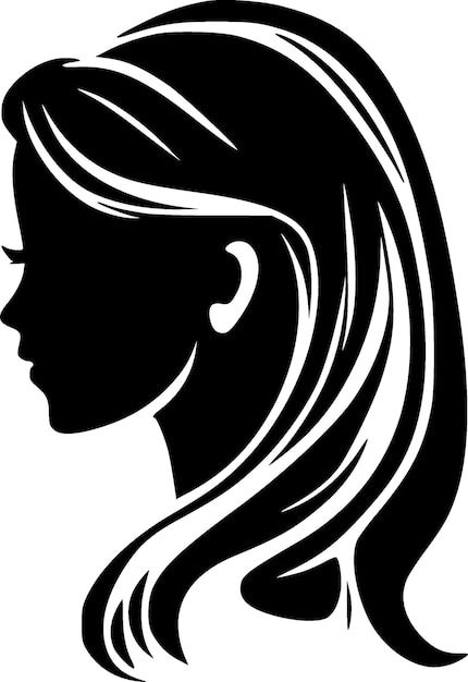 Vrouw Hoge kwaliteit Vector Logo Vector illustratie ideaal voor Tshirt grafische