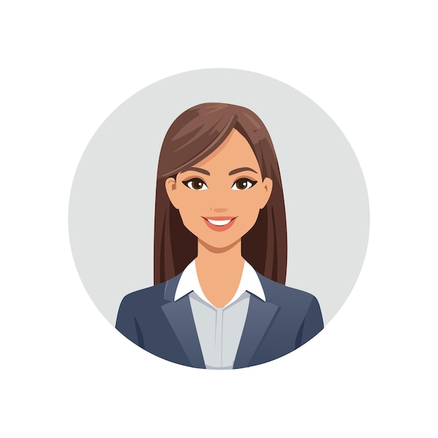 Vrouw in de zakenwereld Karaktervector Illustratie