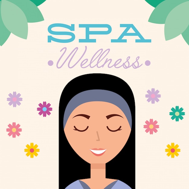 Vrouw spa wellness