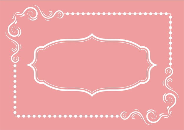 vrouwelijk ornamentframe