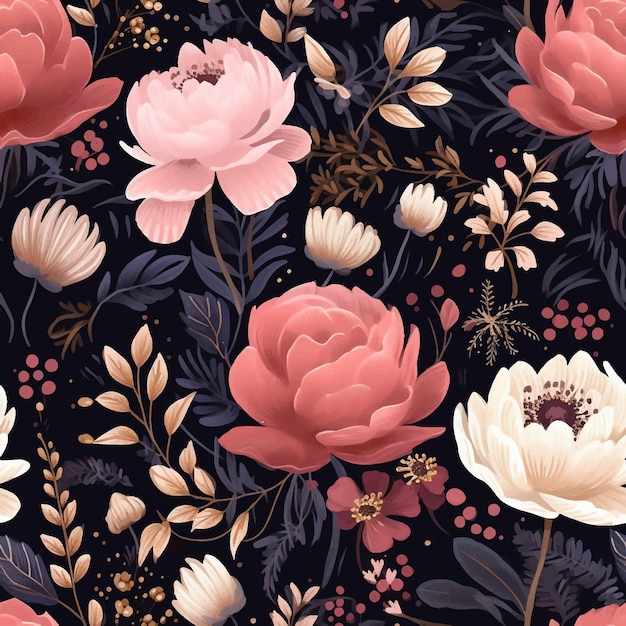 vrouwelijk schilderij roos artwork textielprint aquarel romantische grafische stof behang bloemblaadje