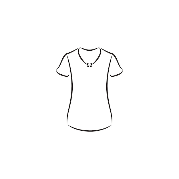 vrouwelijk t-shirt eenvoudig voor mode was- en stomerij logo pictogram vector luxe