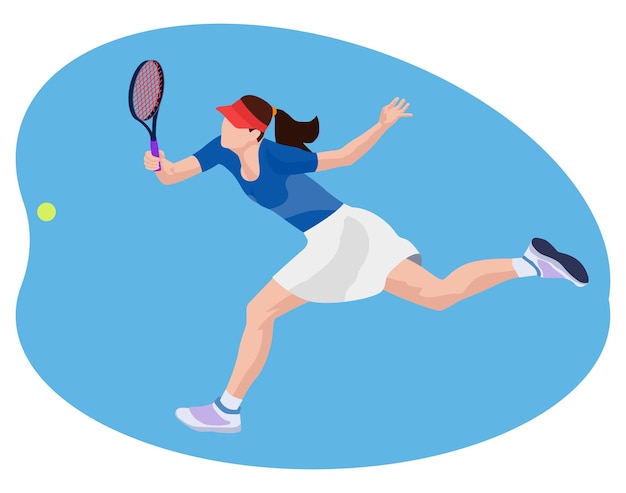Vrouwelijke tennisspeler