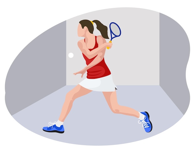 Vrouwelijke tennisspeler