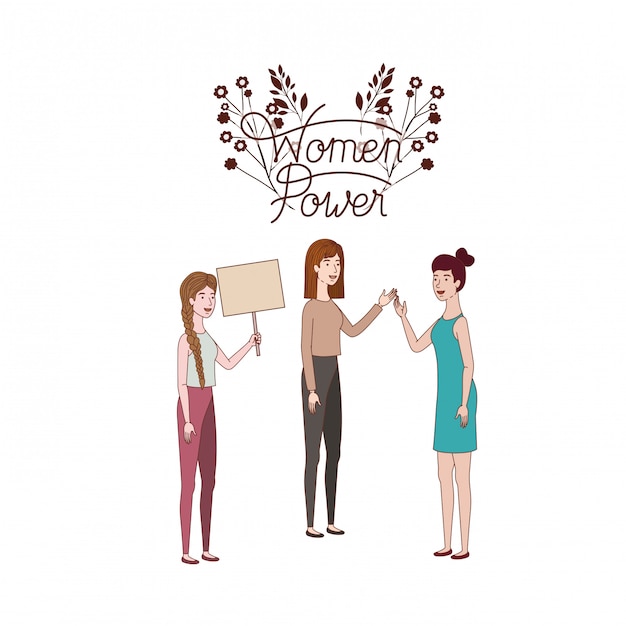 Vrouwen met label power personage