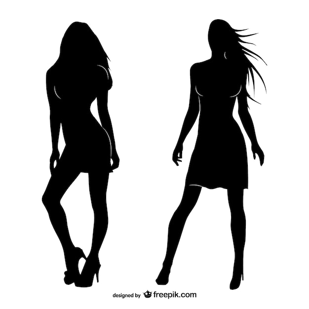 Vrouwen silhouetten