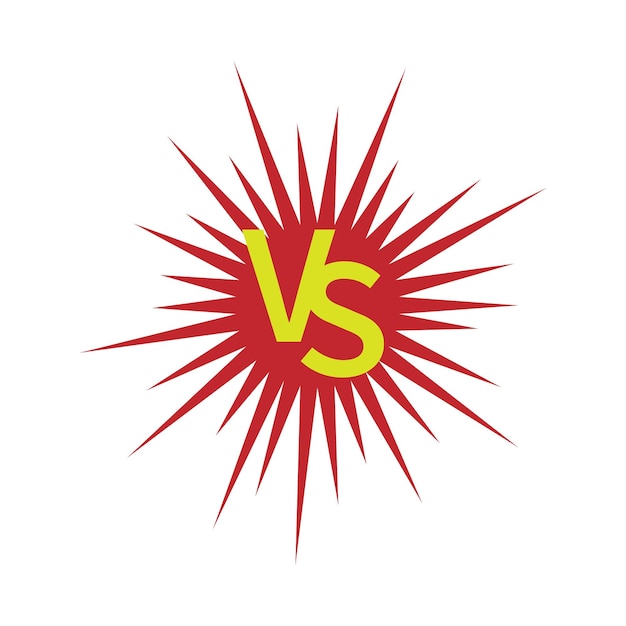 VS icon design template vector