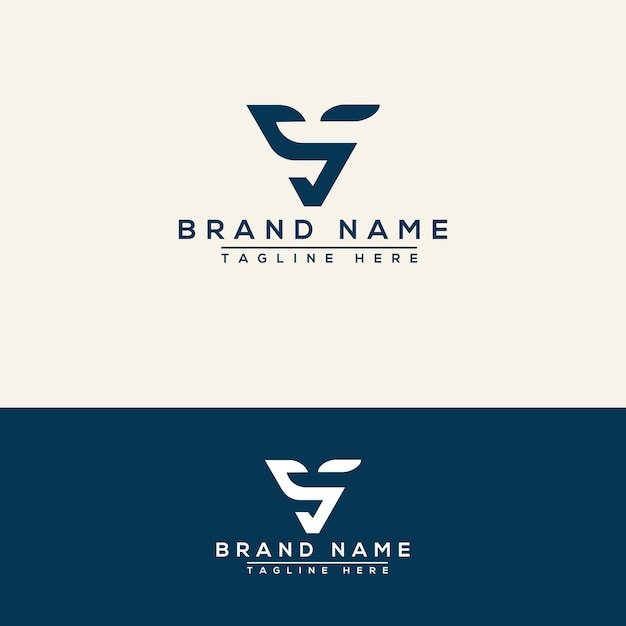Элемент векторного графического брендинга шаблона логотипа VS.