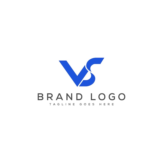 VS 로고 디자인 터 브랜드 템플릿 디자인