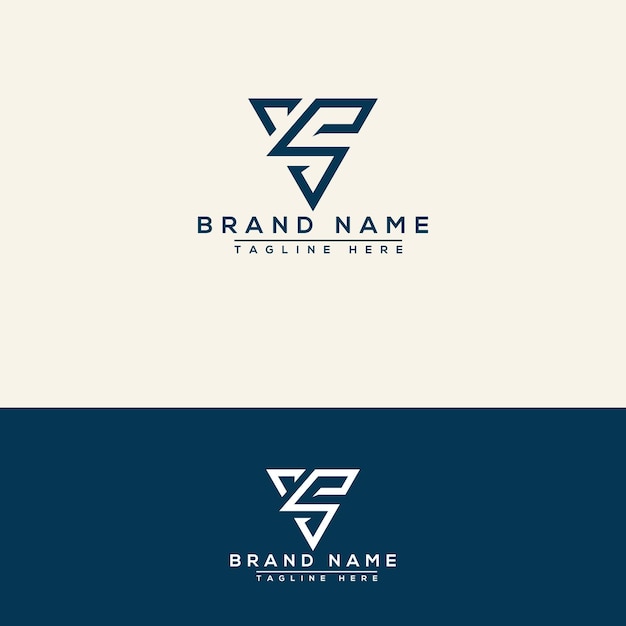 VS logo ontwerp sjabloon Vector grafische branding Element.