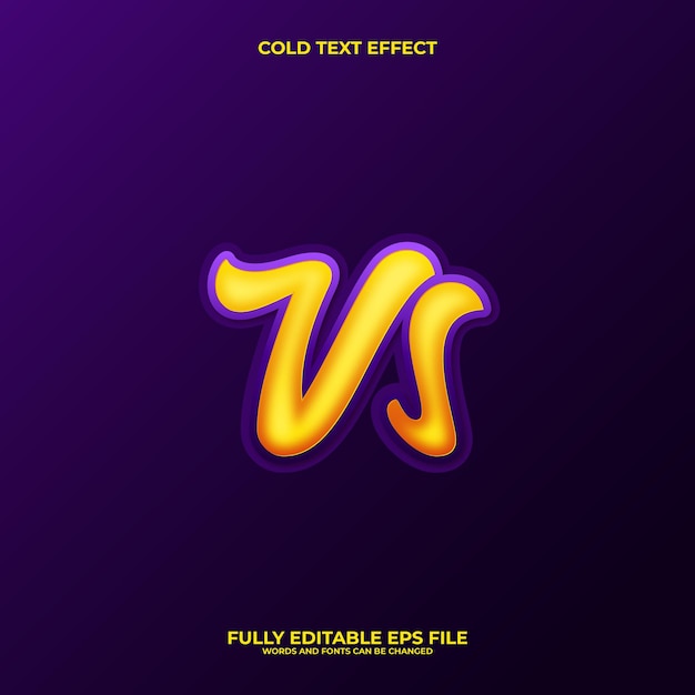 VS Text Effect