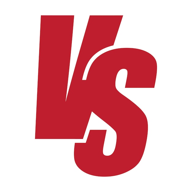 VS Versus letter logo