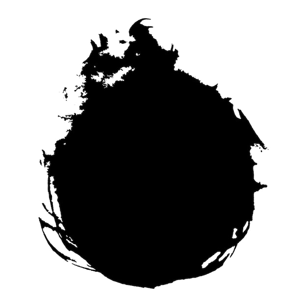 Vuile grunge splatter cirkel Textuur grunge achtergrond vector getextureerd effect