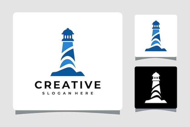 Vuurtoren Logo Template Design Inspiratie