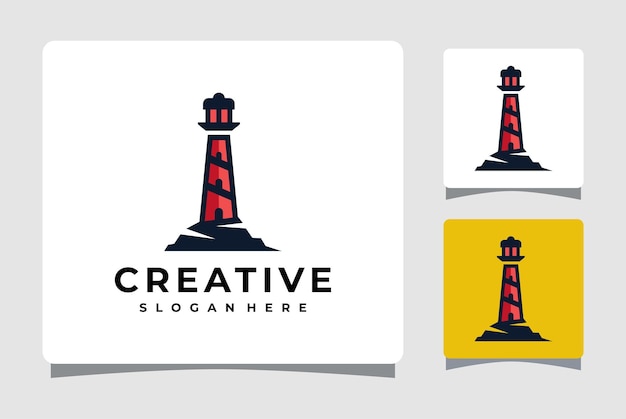 Vuurtoren logo template design inspiratie