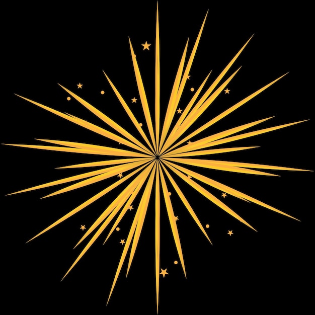 Vector vuurwerk pictogram