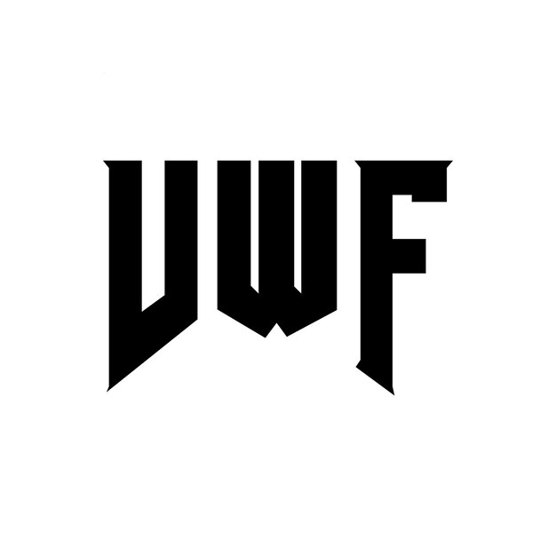 VWF letter logo ontwerp voor technologiebedrijf VWF logo ontwerp zwarte en witte kleurencombinatie VWF logo VWF vector VWF ontwerp VWF icoon VWF alfabet VWF typografie logo ontwerp