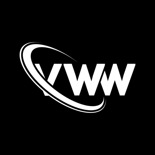 VWW логотип VWW буква VWW буква дизайн логотипа Инициалы VWW логотипа, связанного с кругом и заглавными буквами монограммы логотипа VWW типографии для технологического бизнеса и бренда недвижимости