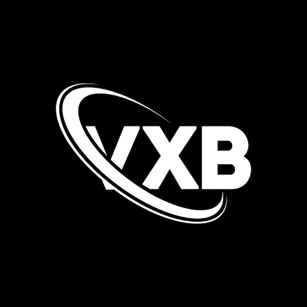 Vector vxb logo vxb letter vxb letter logo design initials vxb logo linked with circle and uppercase monogram logo vxb typography for technology business and real estate brand