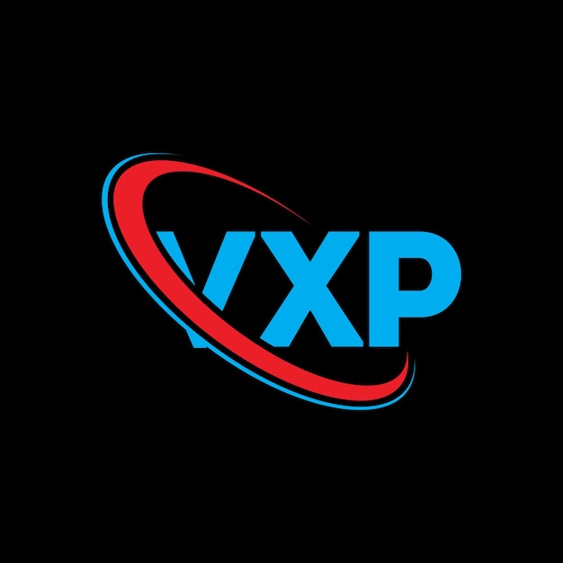 Вектор vxp логотип vxp буква vxp буквенный дизайн логотипа инициалы логотипа vxp, связанный с кругом и заглавными буквами, логотип монограммы vxp типография для технологического бизнеса и бренда недвижимости