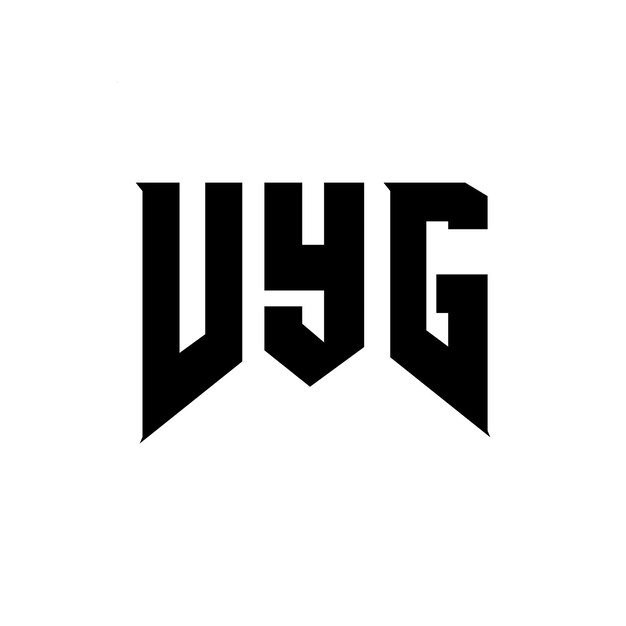 VYGのロゴデザインは黒と白の色の組み合わせVYGのベクトル VYGデザイン VYG アイコン VYG アルファベット VYG タイポグラフィーのロゴデザインです