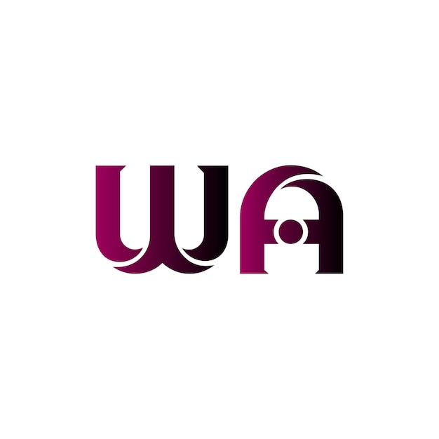 w abstract logo