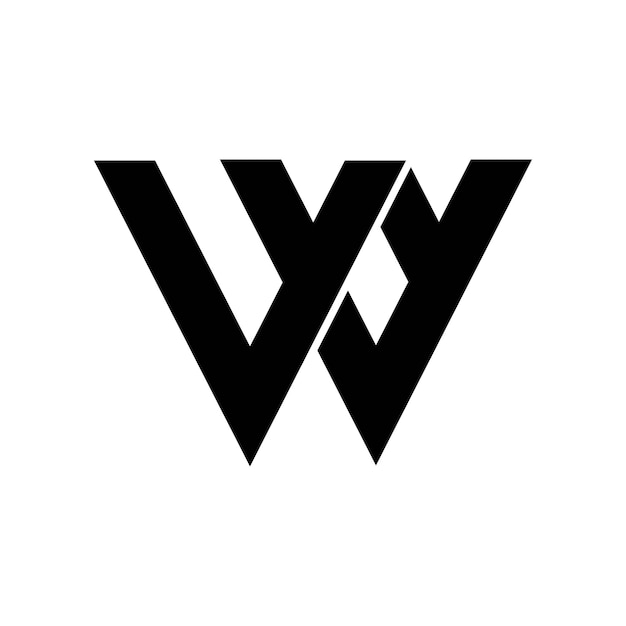 W文字のロゴデザイン