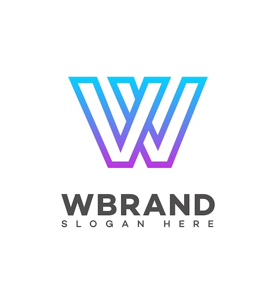 Premium Vector | W letter logo icon brand identity sign symbol template