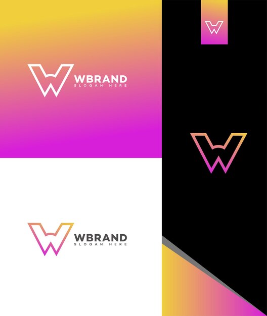 Premium Vector | W letter logo icon brand identity sign symbol template