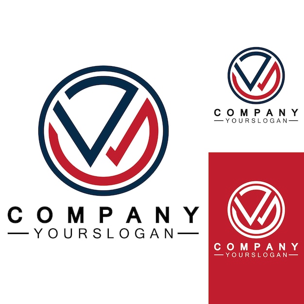 W Letter Logo Template vector illustratie ontwerp