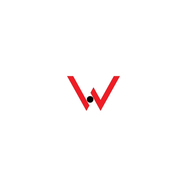 W Letter Logo Template