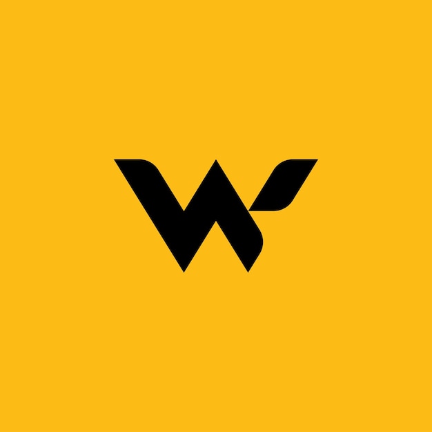 W Logo ontwerp en sjabloon Creative W pictogram initialen gebaseerd Letters in vector