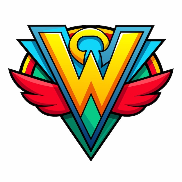 Vector w logo