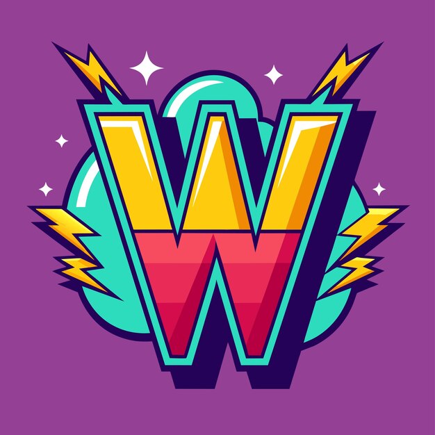 w logo