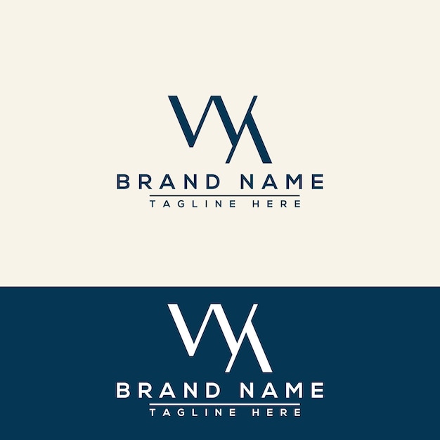 WA logo ontwerpsjabloon Vector grafische branding Element.