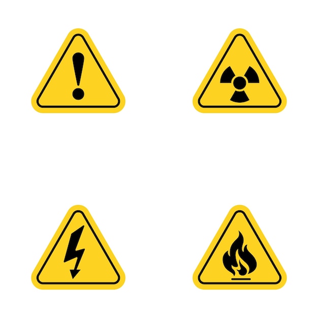 Vector waarschuwing vector pictogram ontwerp illustratie