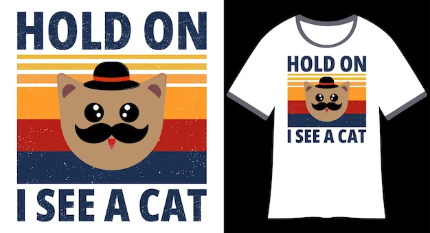 Wacht even, ik zie een ontwerp van een kattent-shirt