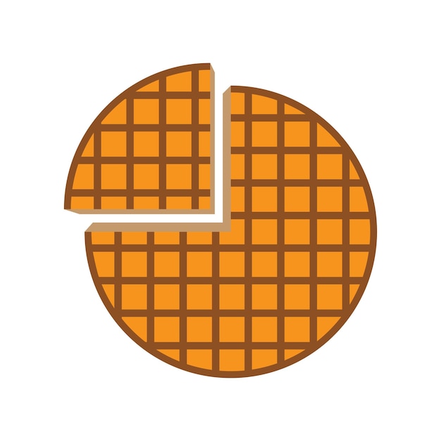 Vector waffle icon