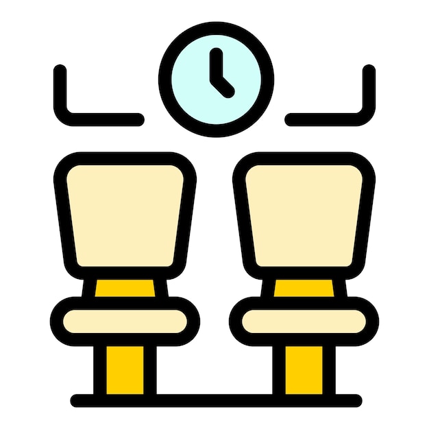 Icona dell'area di attesa icona vettoriale dell'area di attesa per il web design isolata su sfondo bianco piatto