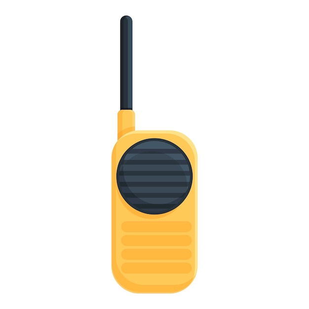 Vector walkie talkie icon cartoon vector gold mine material pile