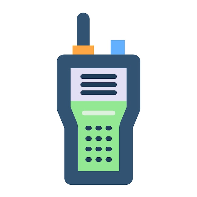 Vector walkie talkie icon style